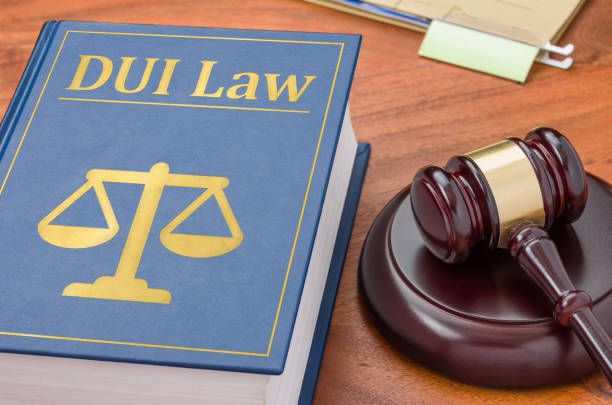 California DUI - DUI Law Book and A Court Mallet