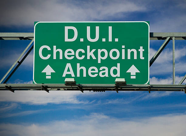 Arrested for DUI - DUI Checkpoint Banner